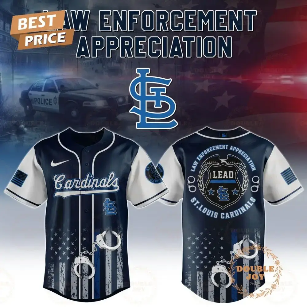 St.Louis Cardinals Law Enforcement Appreciation Day 2025 Special Edition Baseball Jersey Image