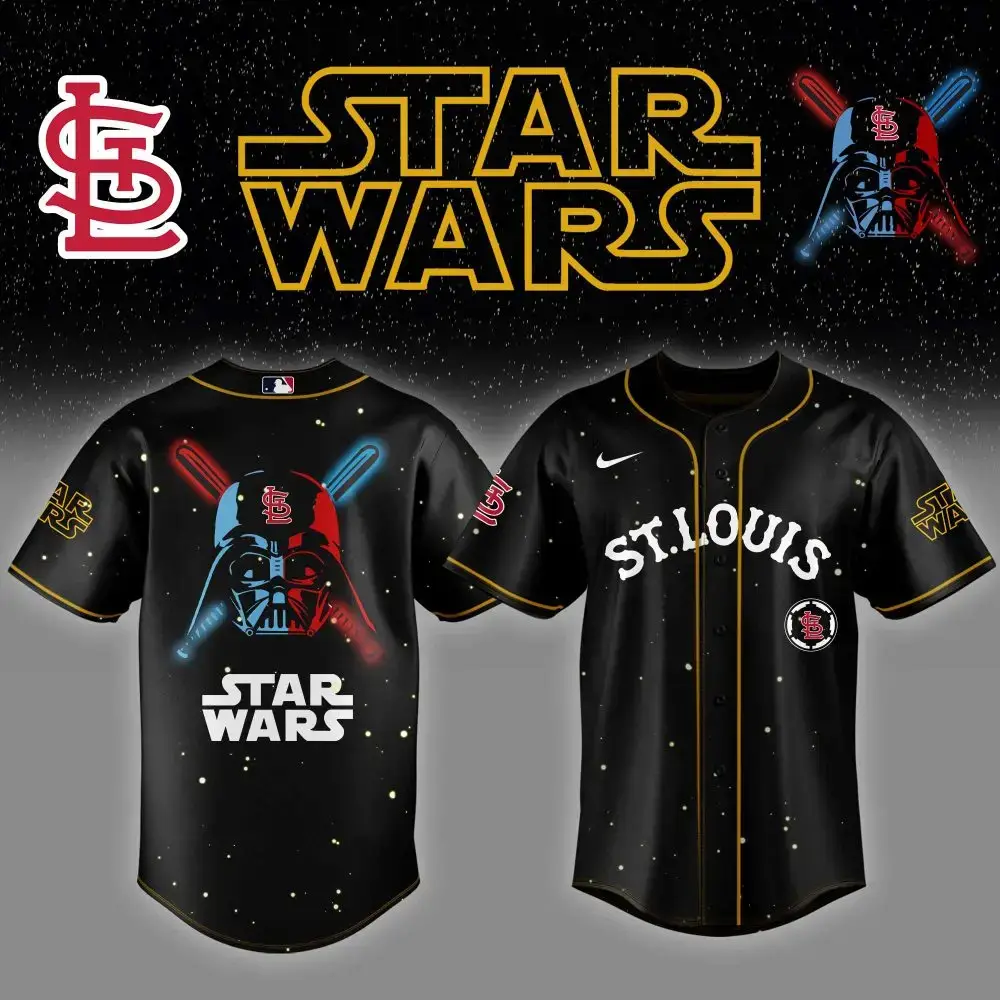 St.Louis Cardinals Mlb X Starwars Custom Baseball Jersey Image