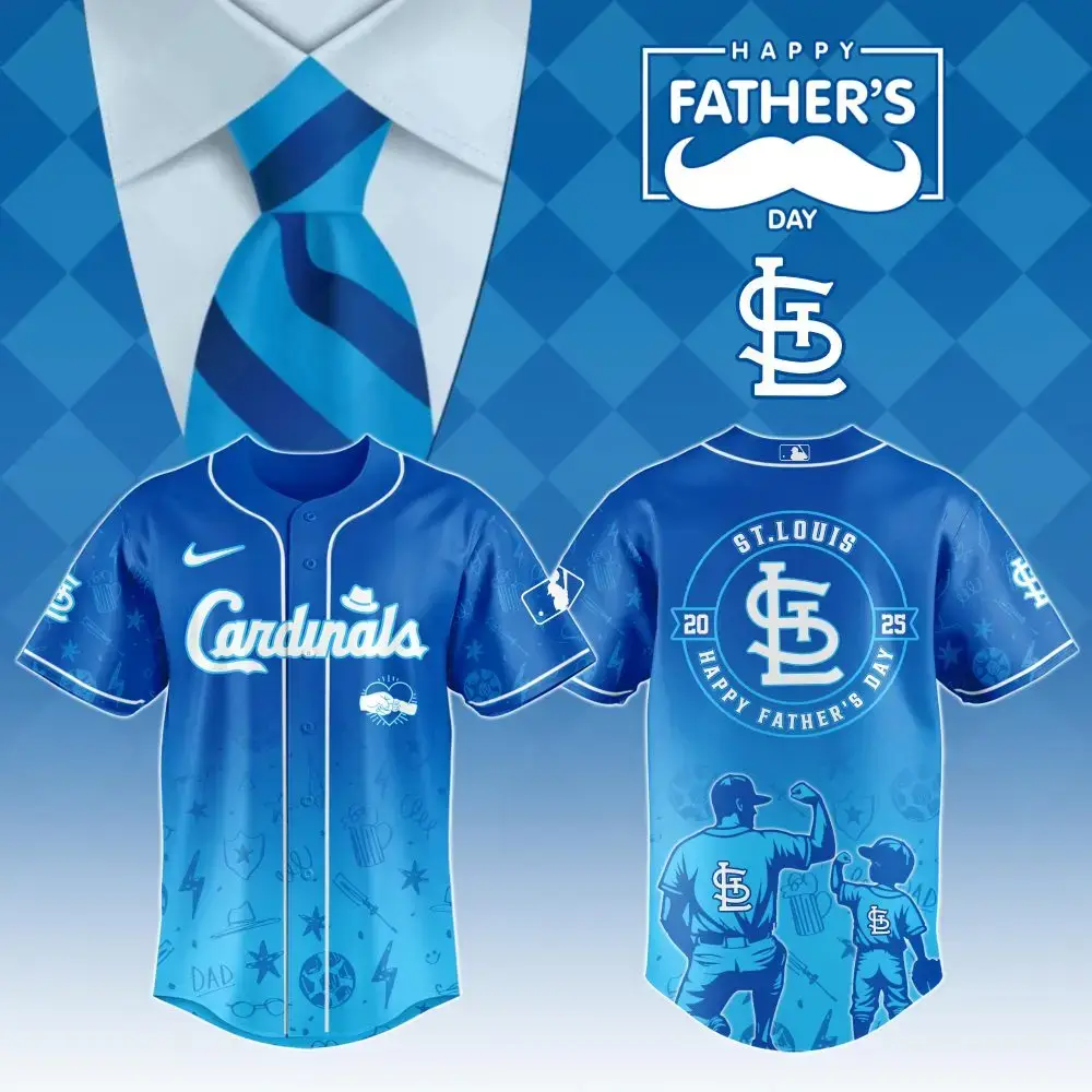 St.Louis Cardinals Special Father’S Day Limited Edition Custom Baseball Jersey Image