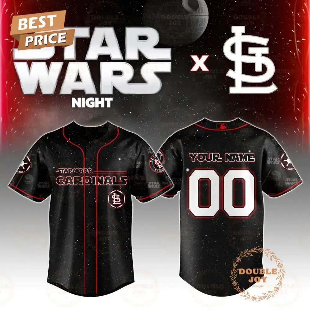 St.Louis Cardinals Star Wars 2025 Custom Name Limited Edition Baseball Jersey Image