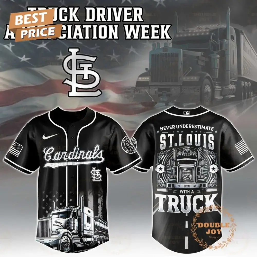 St.Louis Cardinals Truck Driver Appreciation Week 2025 Limited Edition Baseball Jersey Image