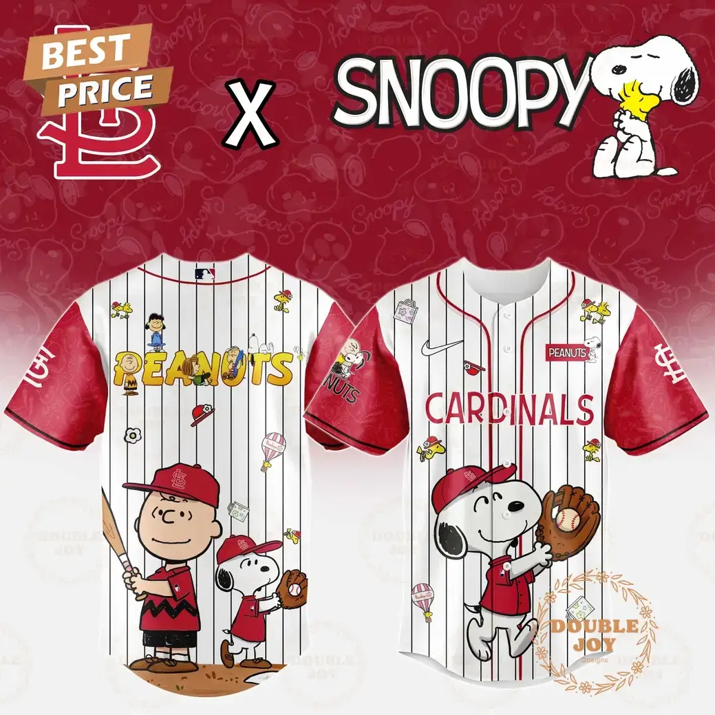 St.Louis Cardinals x Snoopy 2025 Limited Edition Baseball Jersey Image