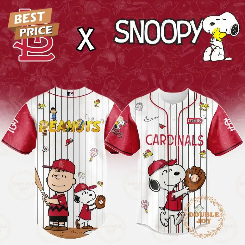 St.Louis Cardinals X Snoopy 2025 Limited Edition Baseball Jersey Image