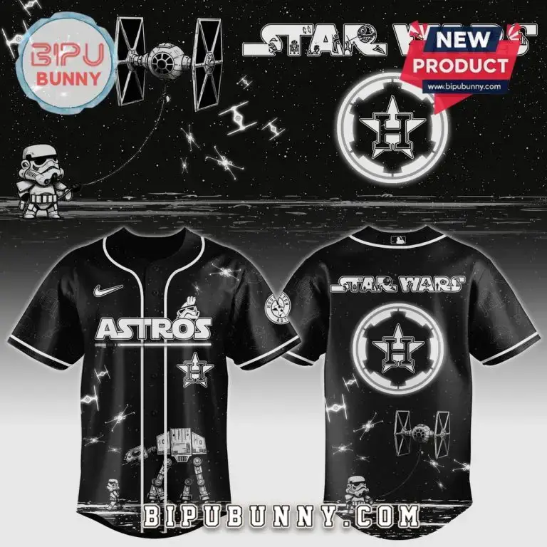 Star Wars Astros Baseball Jersey - Limited Edition Galactic Design For Fans Image