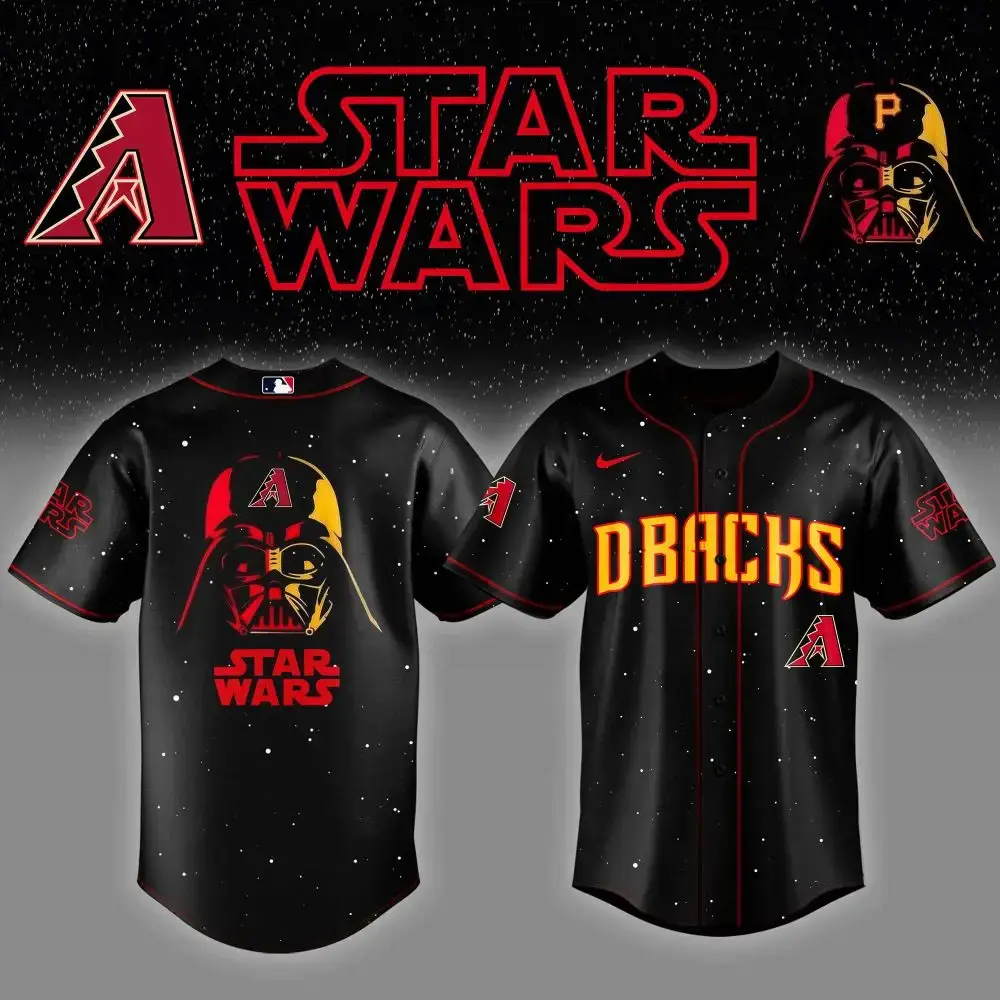 Star Wars D-Backs Jersey - Limited Edition Darth Vader Baseball Shirt Image