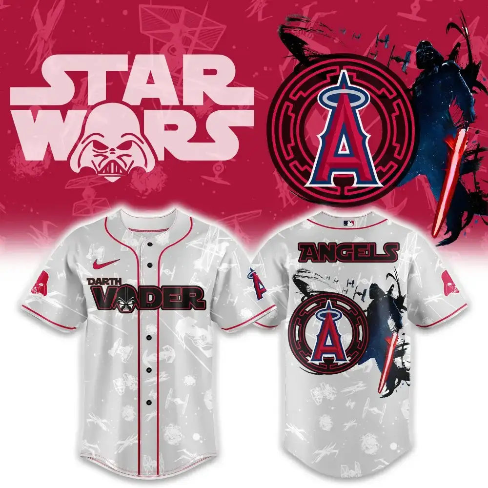 Star Wars Darth Vader Angels Baseball Jersey - Limited Edition Fan Gear Image