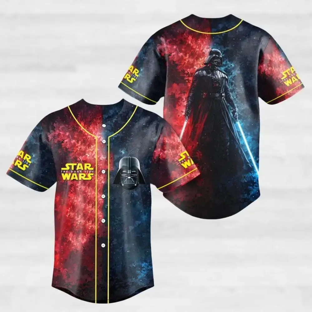 Star Wars Darth Vader Baseball Jersey - Epic Galactic Style For Fans Image