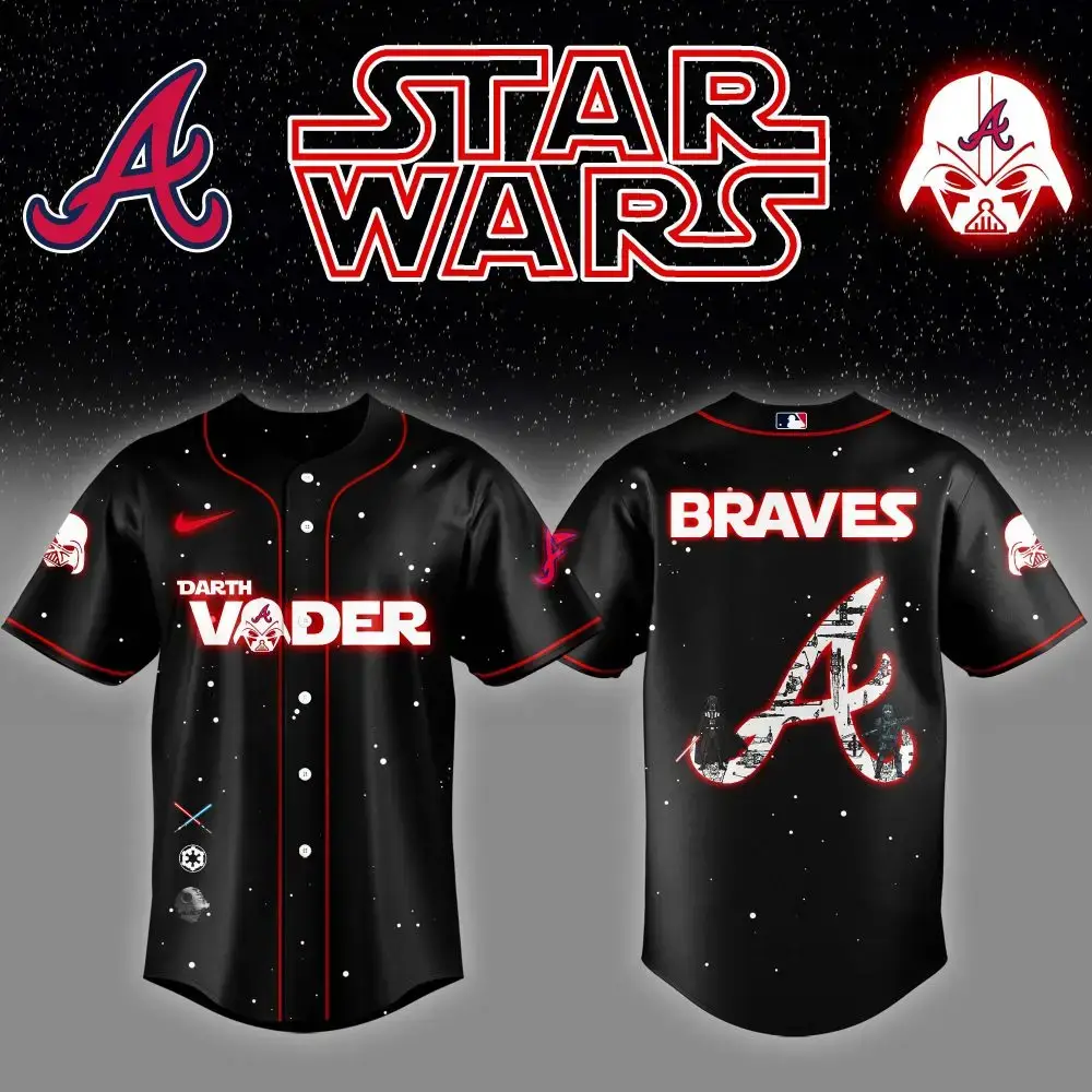 Star Wars Darth Vader Braves Jersey – Limited Edition Fan Gear Image