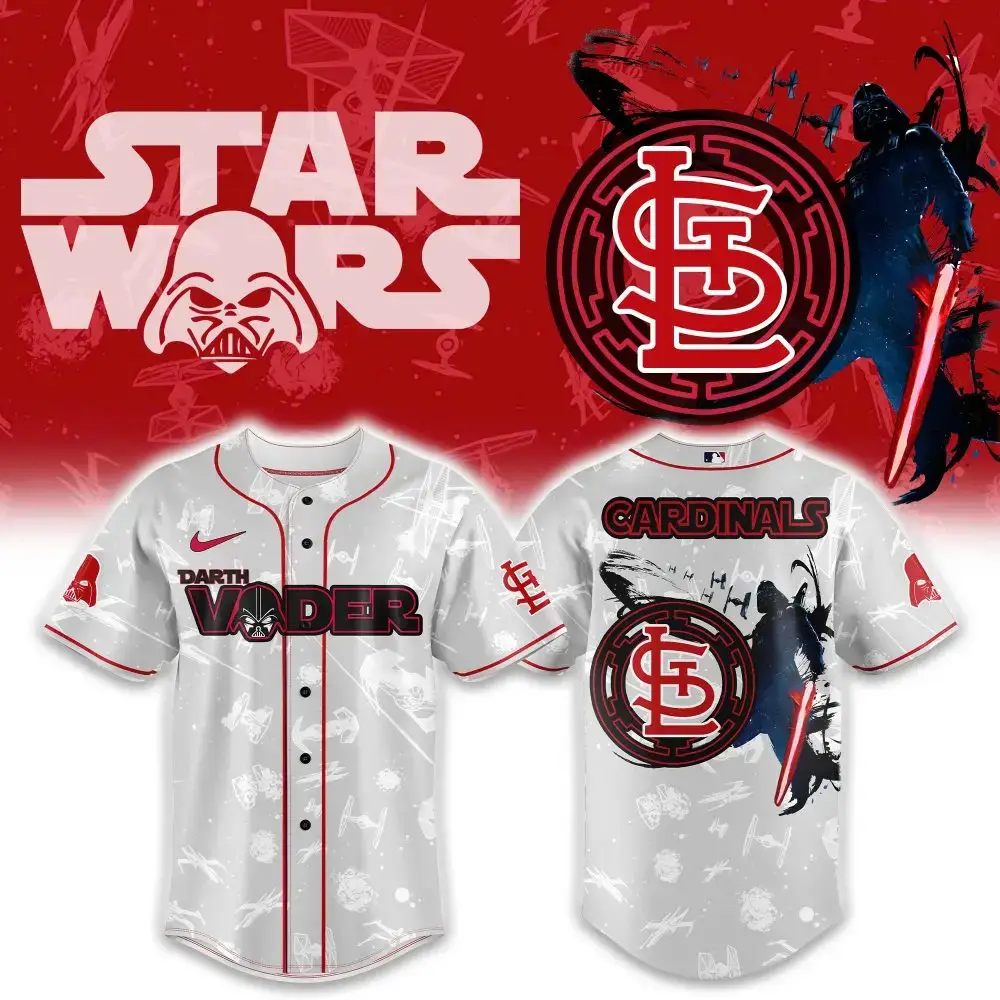 Star Wars Darth Vader Cardinals Jersey – Limited Edition Fan Gear Image