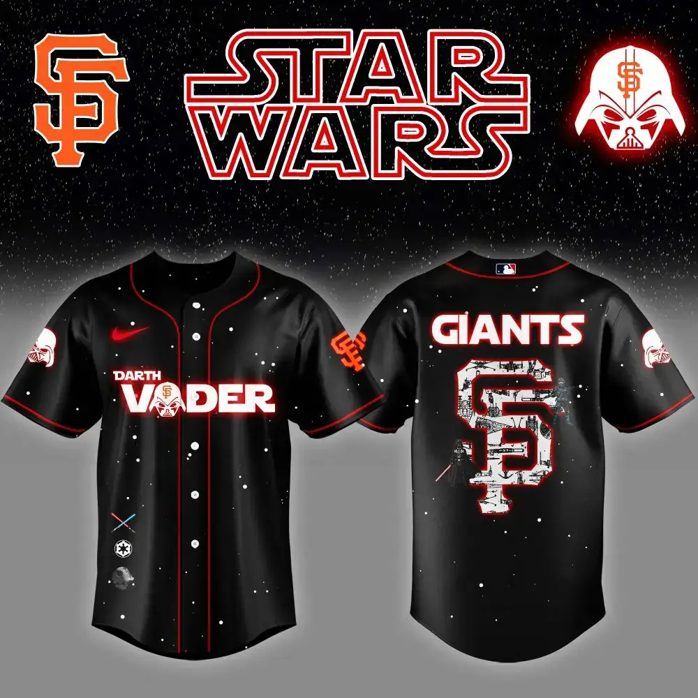 Star Wars Darth Vader Giants Jersey - Limited Edition Baseball Fan Gear Image