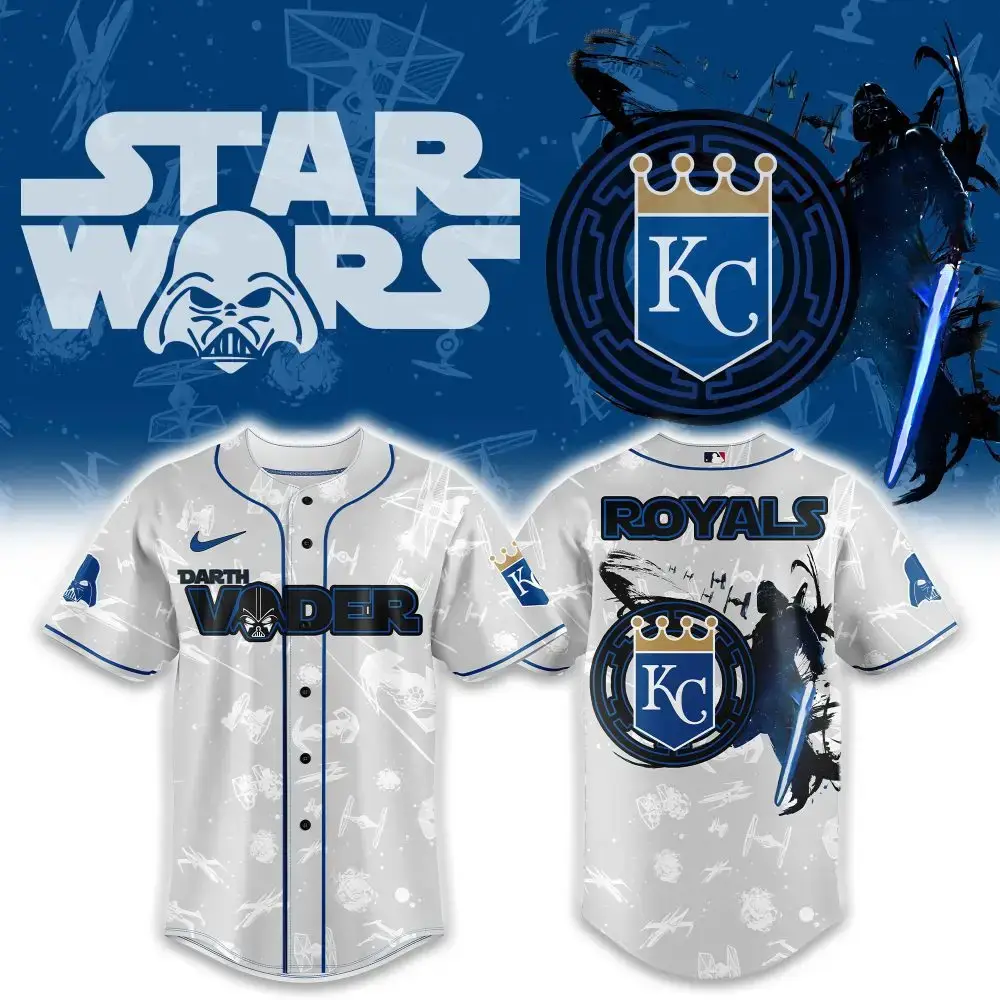 Star Wars Darth Vader Kc Royals Jersey – Limited Edition Fan Gear Image
