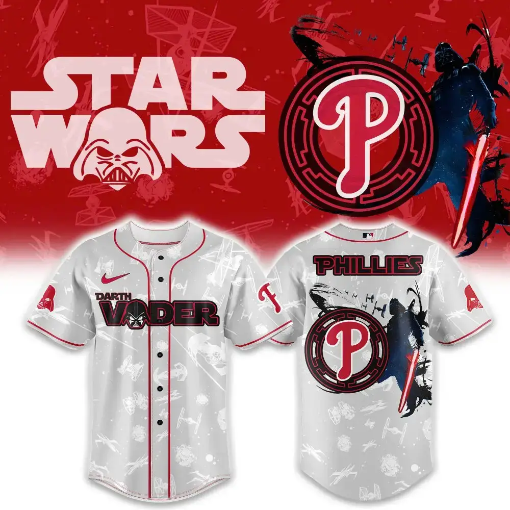 Star Wars Darth Vader Phillies Jersey - Limited Edition Fan Gear Image