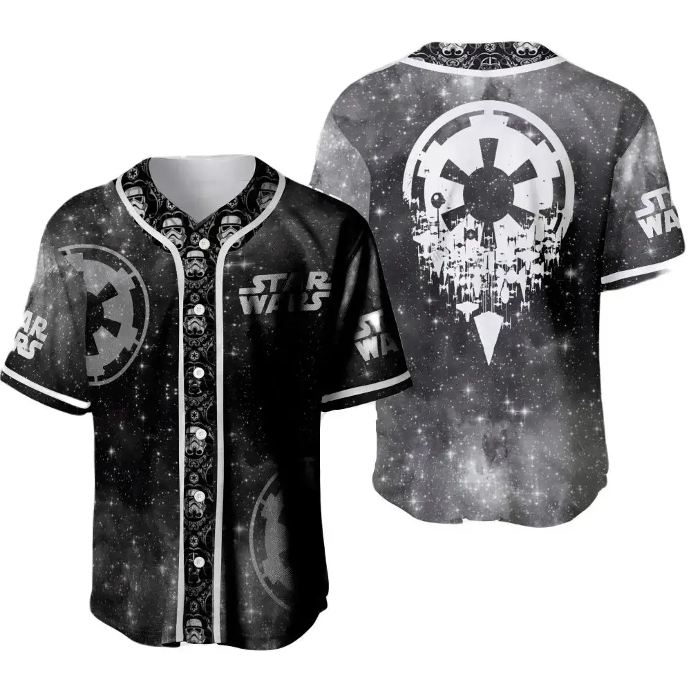 Star Wars Galactic Empire Baseball Jersey - Cosmic Design For Fans Image