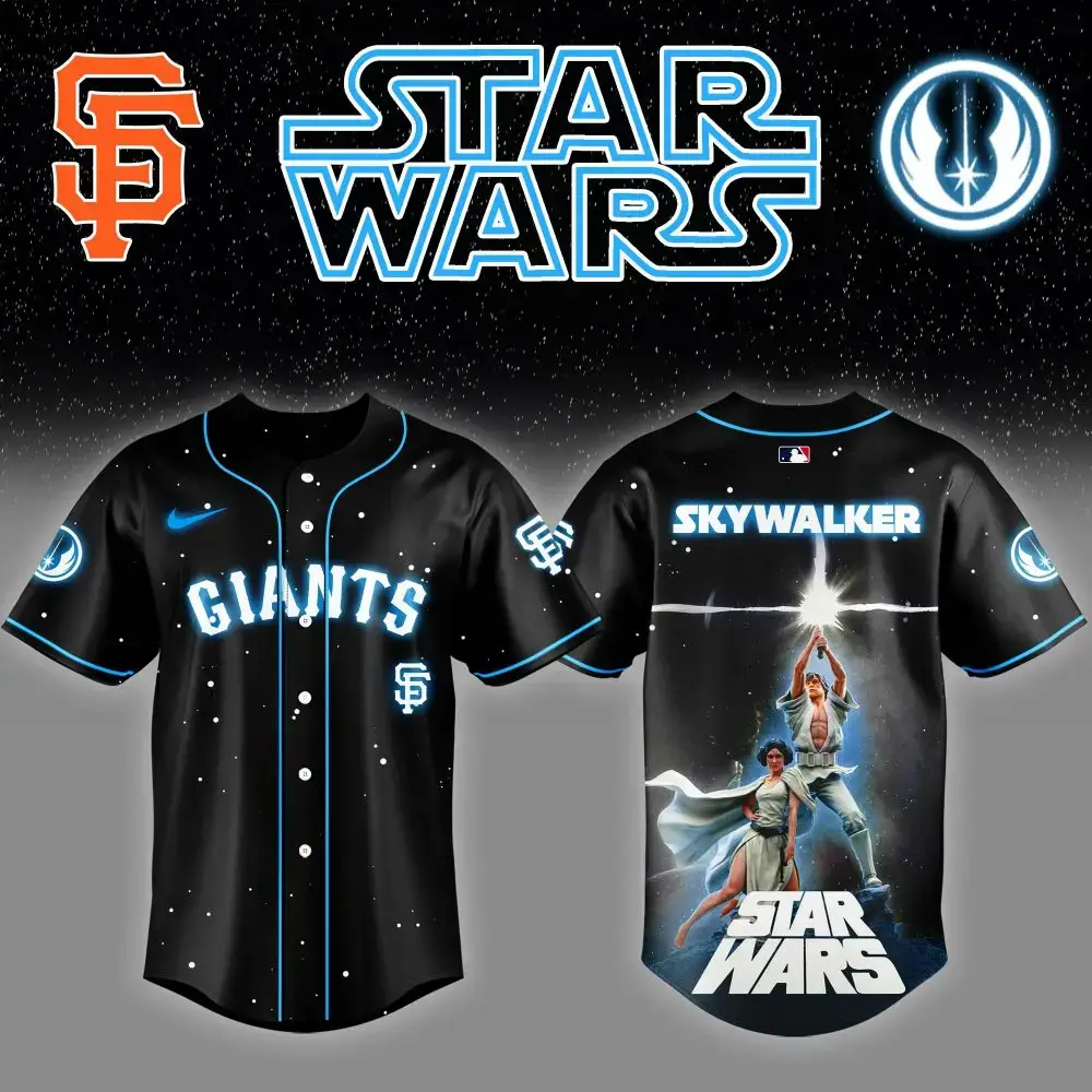 Star Wars Giants Jersey – Limited Edition Skywalker Baseball Shirt Image