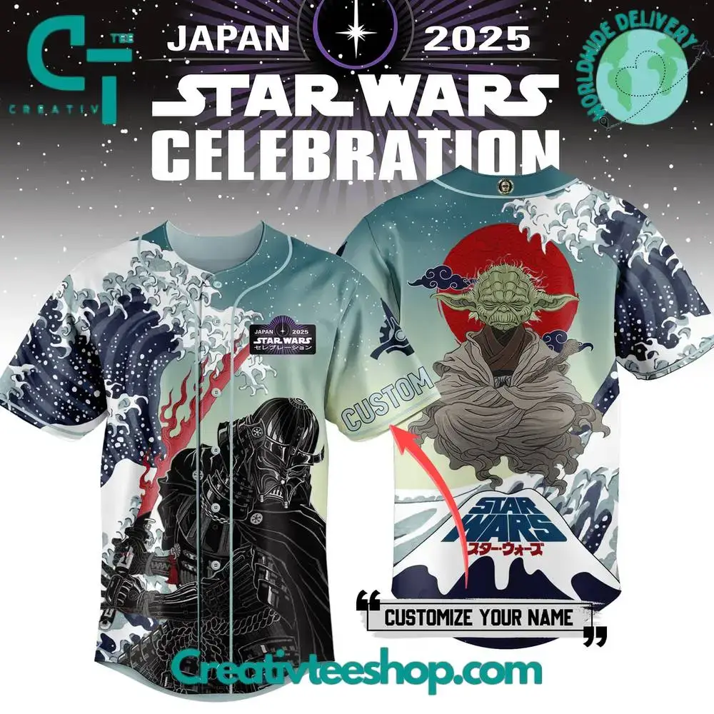 Star Wars Japan Celebration 2025 Special Baseball Jersey Image