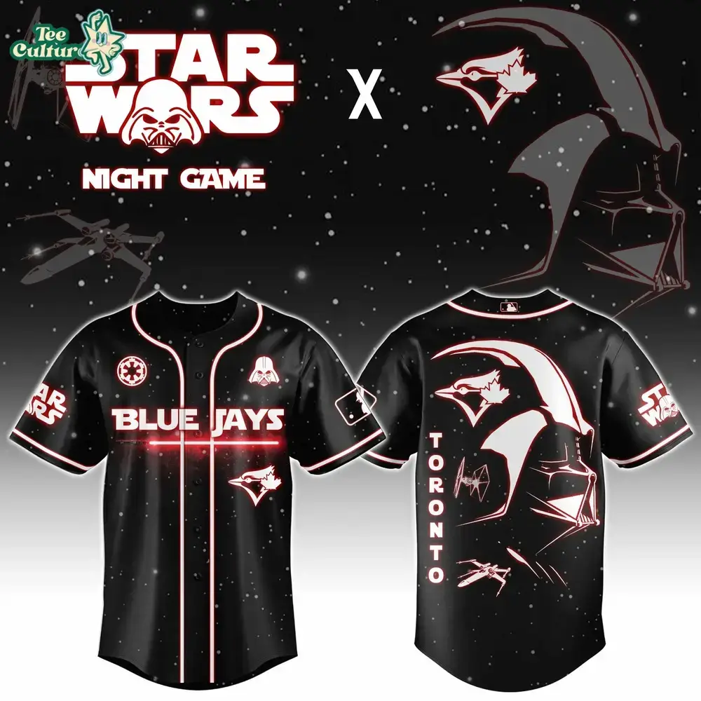 Star Wars Jersey, Blue Jays Jersey, Darth Vader Image