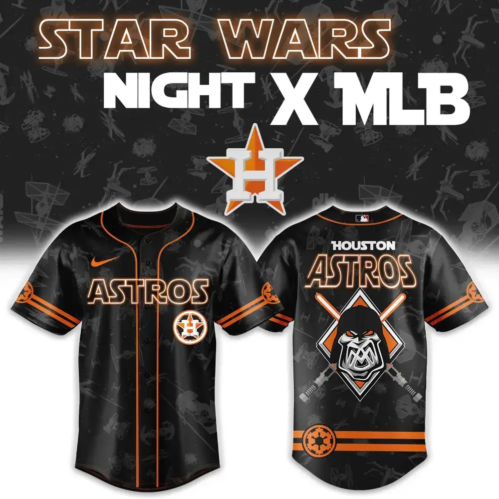 Star Wars Night Mlb Jersey - Houston Astros Galactic Edition Fan Gear Image