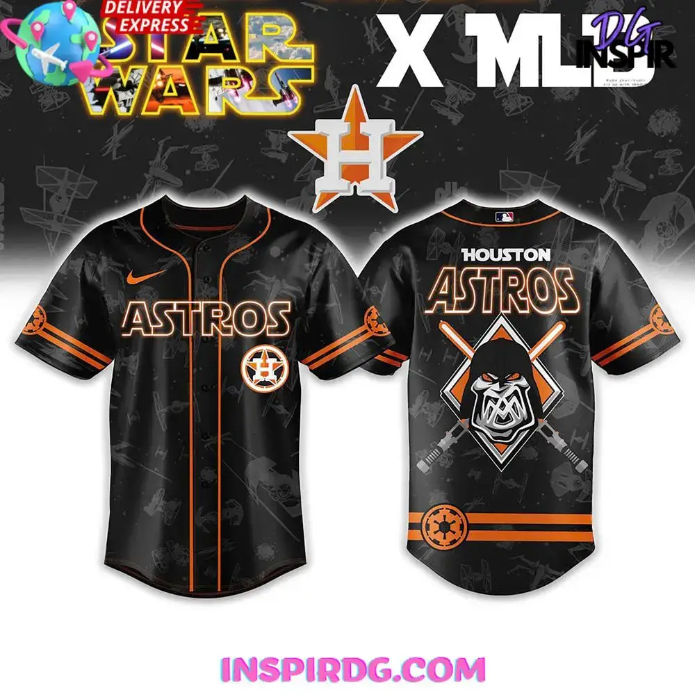 Star Wars Night X Mlb Houston Astros 2025 Baseball Jersey Image