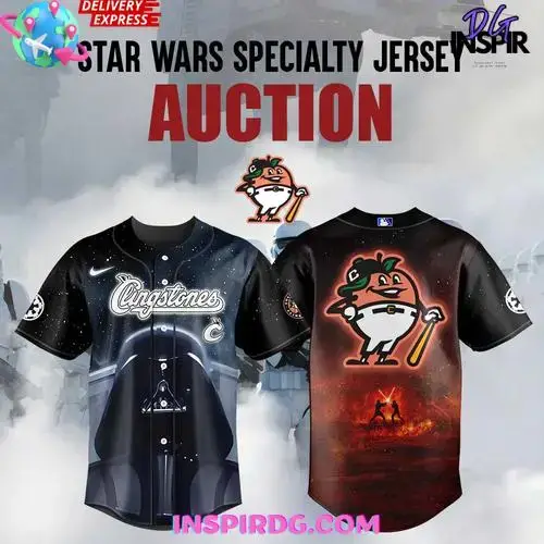 Star Wars X Cingstones Darth Vader Limited Edition Baseball Jersey Image