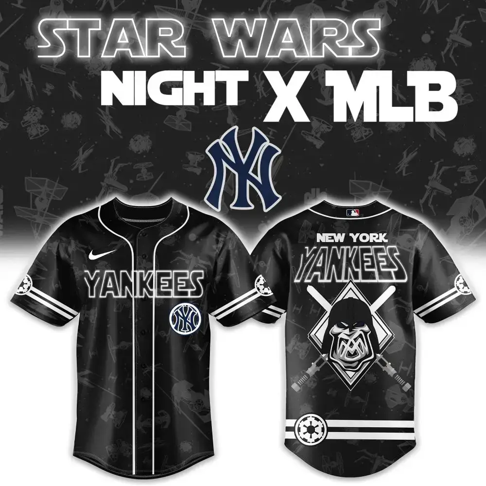 Star Wars X Mlb Yankees Jersey – Limited Edition Galactic Design Image