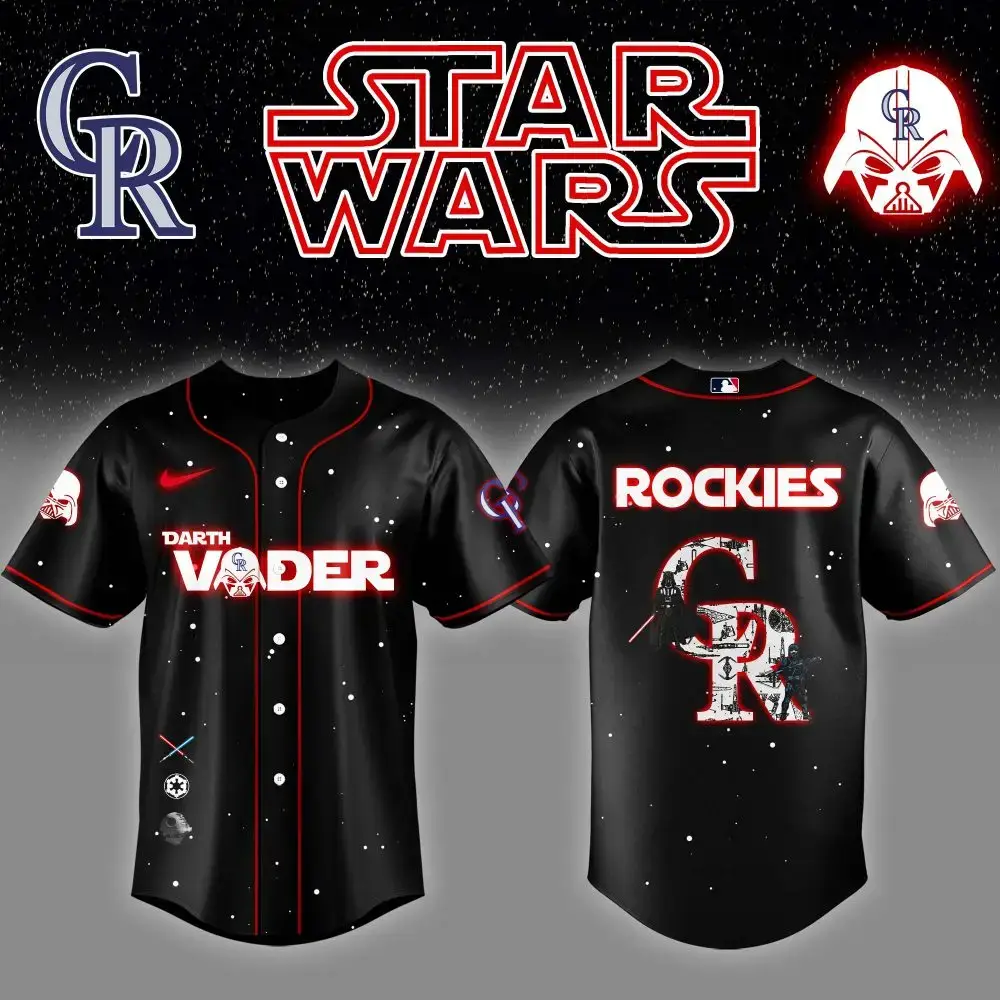 Star Wars X Rockies Darth Vader Jersey – Limited Edition Baseball Apparel Image