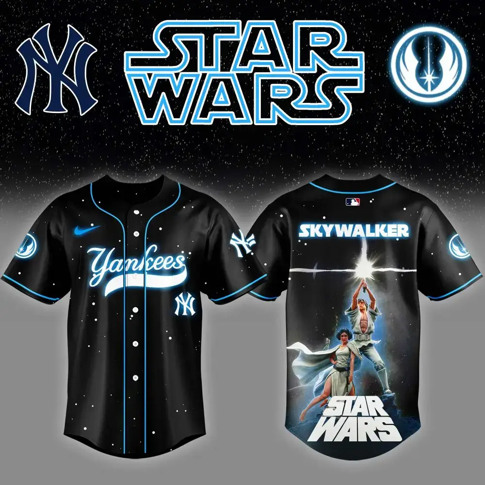 Star Wars Yankees Jersey - Limited Edition Skywalker Baseball Shirt Image