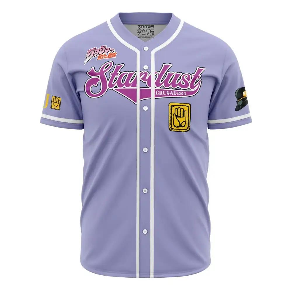 Stardust Crusaders Jojo’S Bizarre Adventure Baseball Jersey Image
