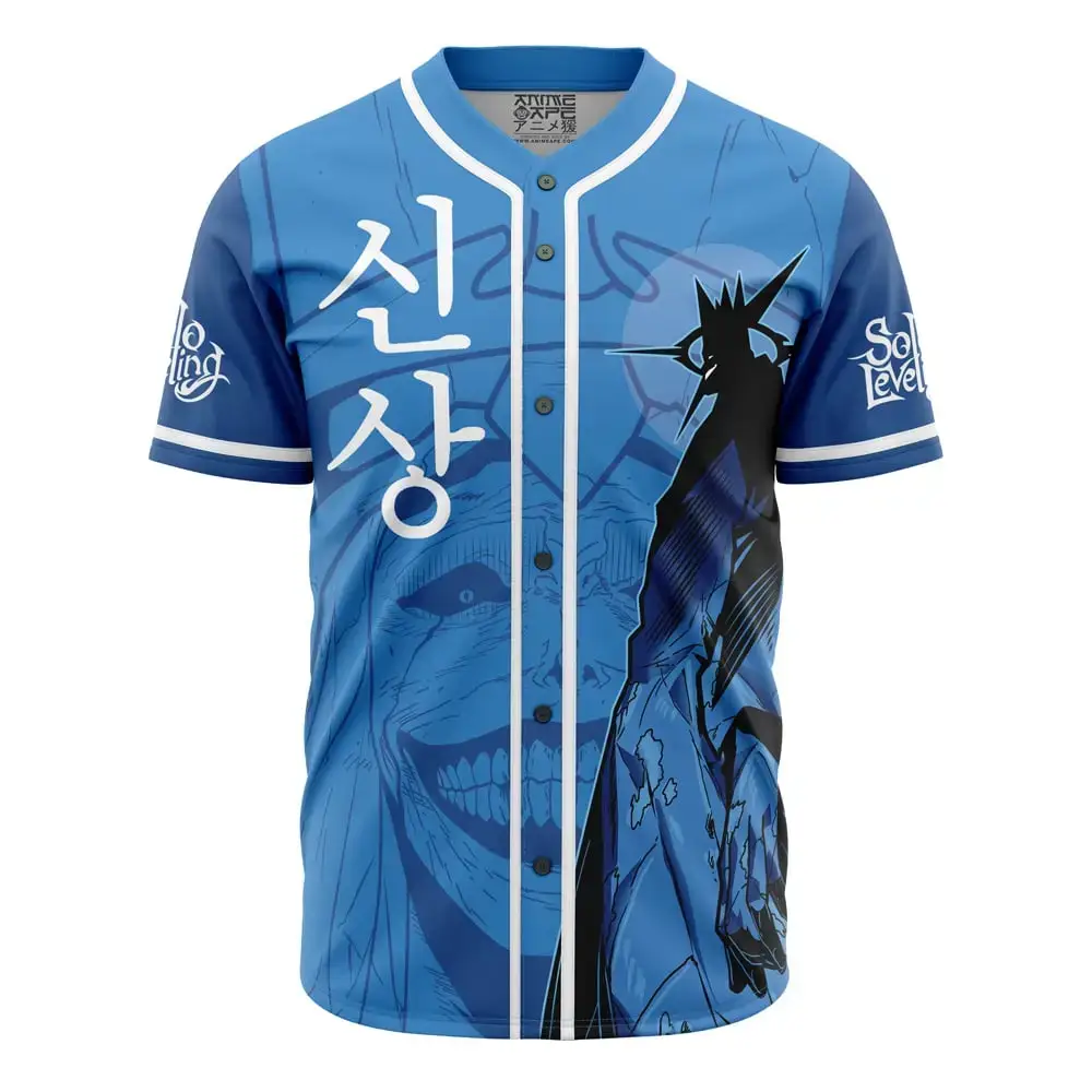 Statue Of God Solo Leveling Baseball Jersey Image