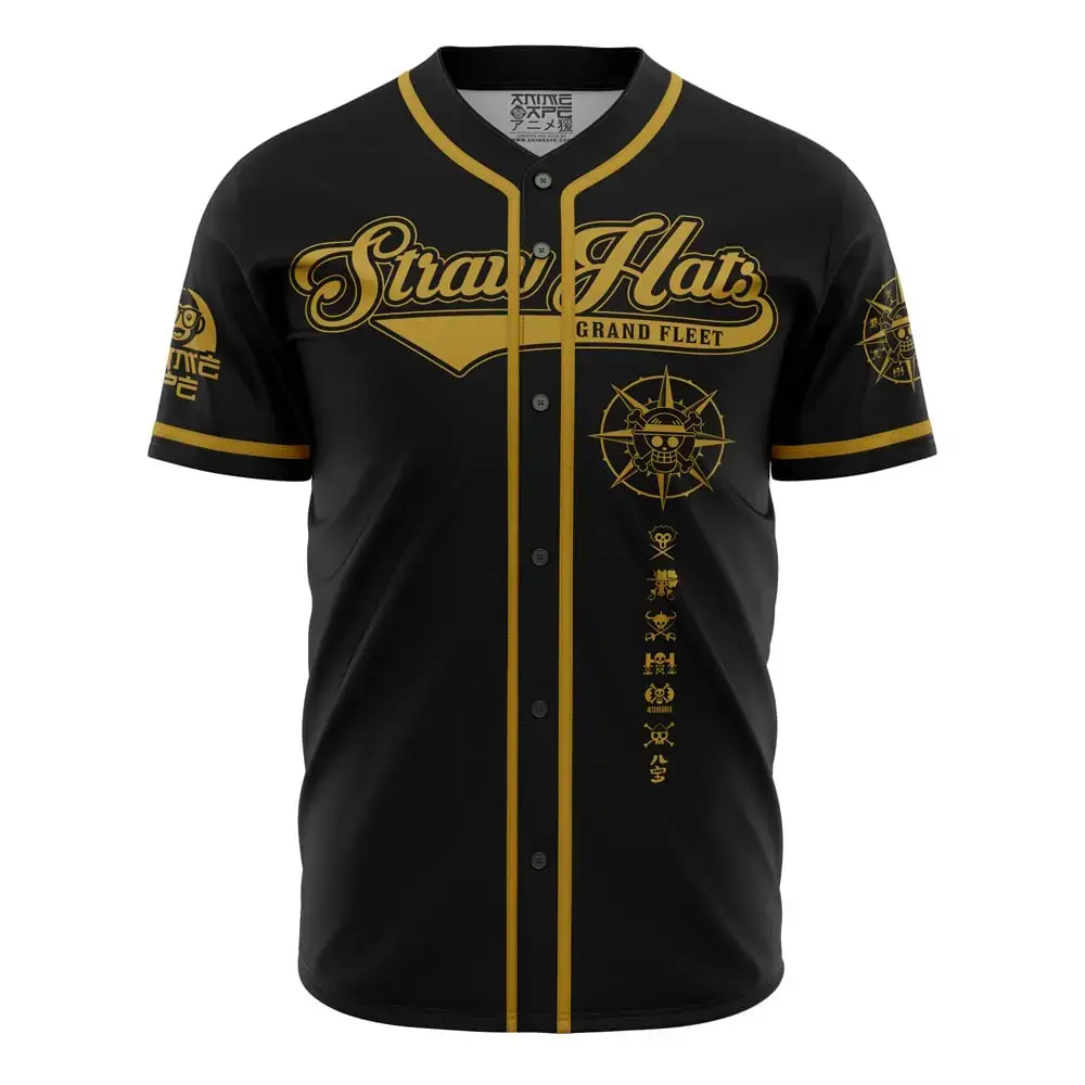 Straw Hat Grand Fleet One Piece Baseball Jersey Image