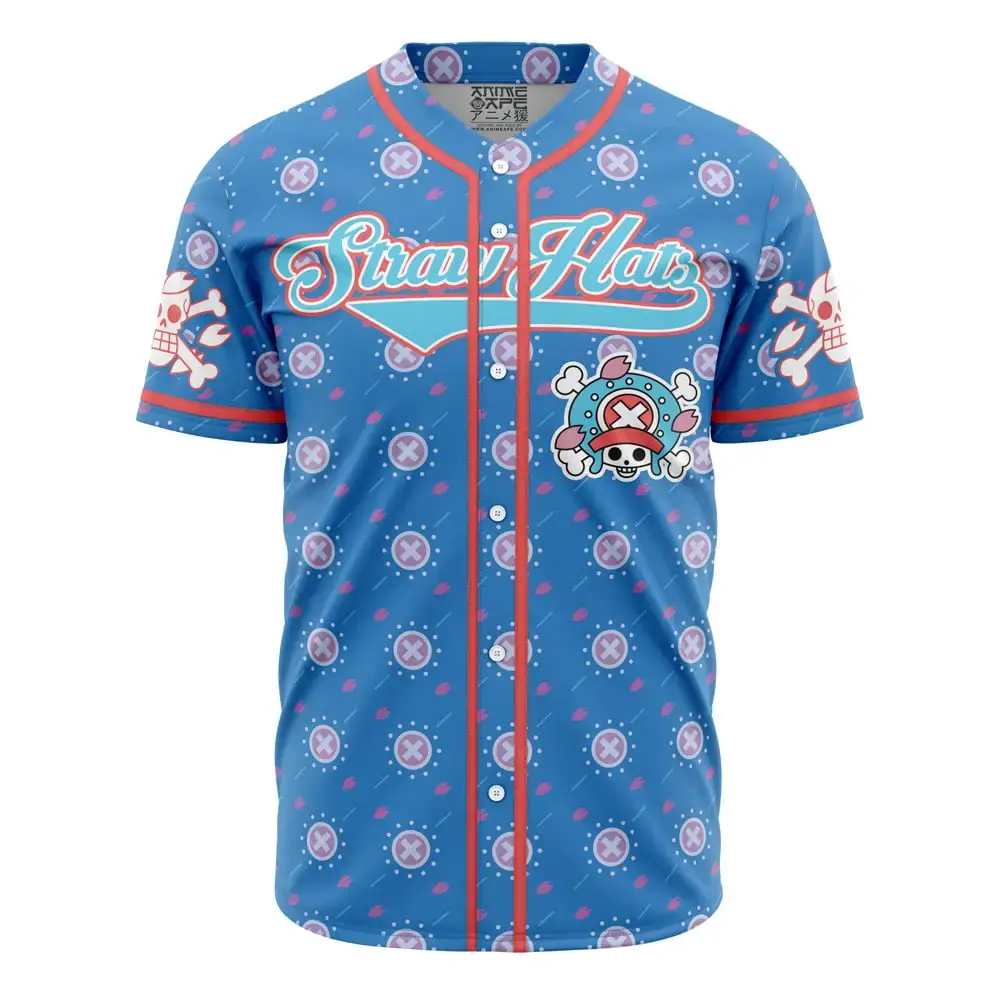 Straw Hats Chopper One Piece Baseball Jersey Image