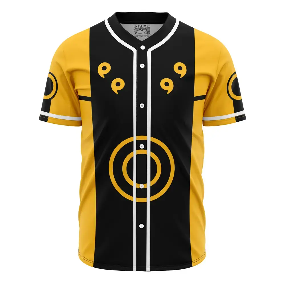 Stylish Black & Yellow Baseball Jersey - Eye-Catching Design For Fans & Fashion Lovers Image