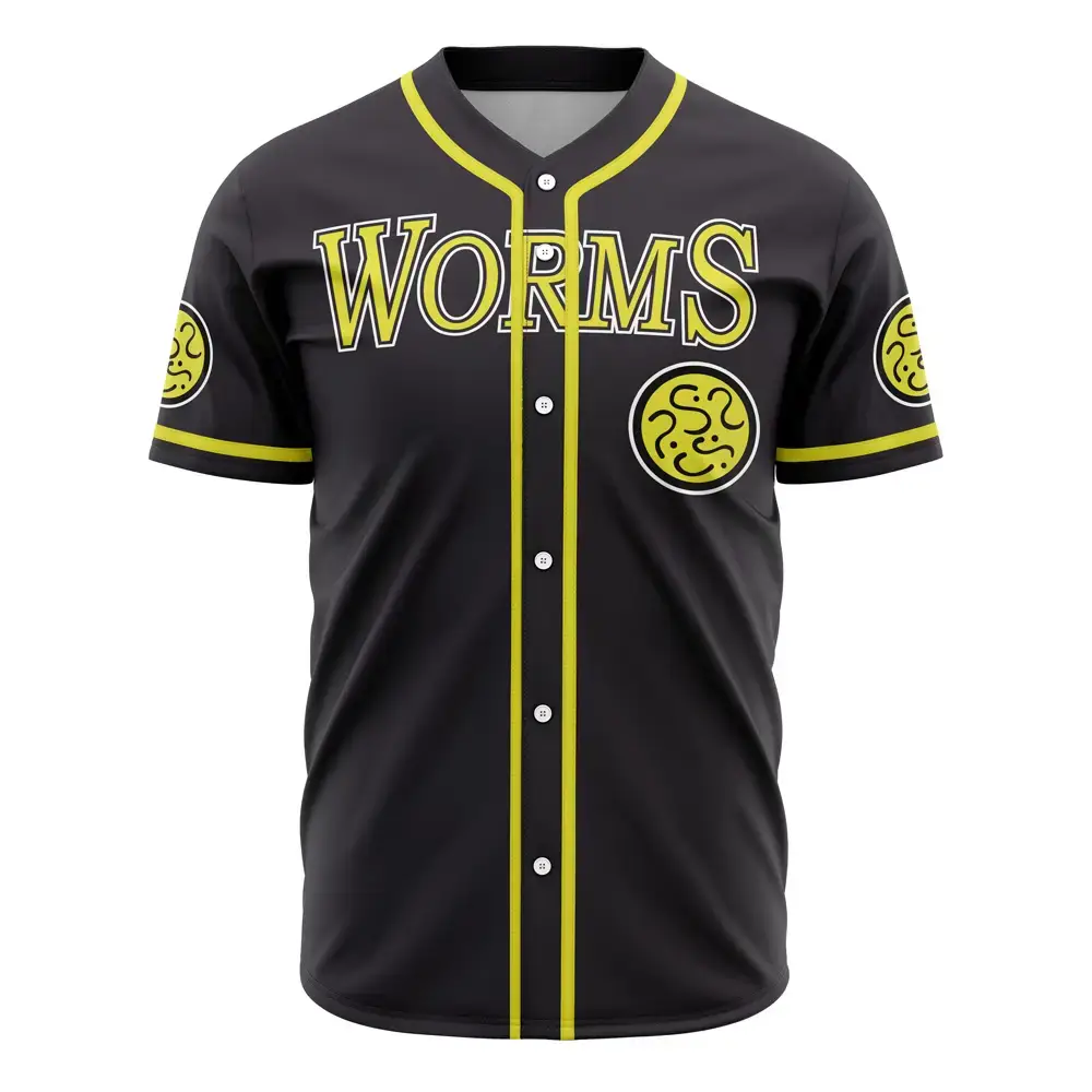 Stylish Black Baseball Jersey With Yellow Accents - Perfect For Sports & Casual Wear Image