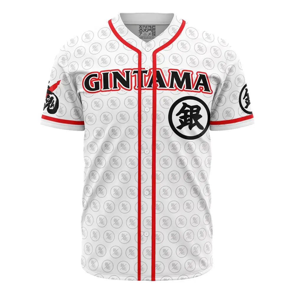 Stylish Gintama Anime Baseball Jersey – Perfect For Fans & Cosplay Image