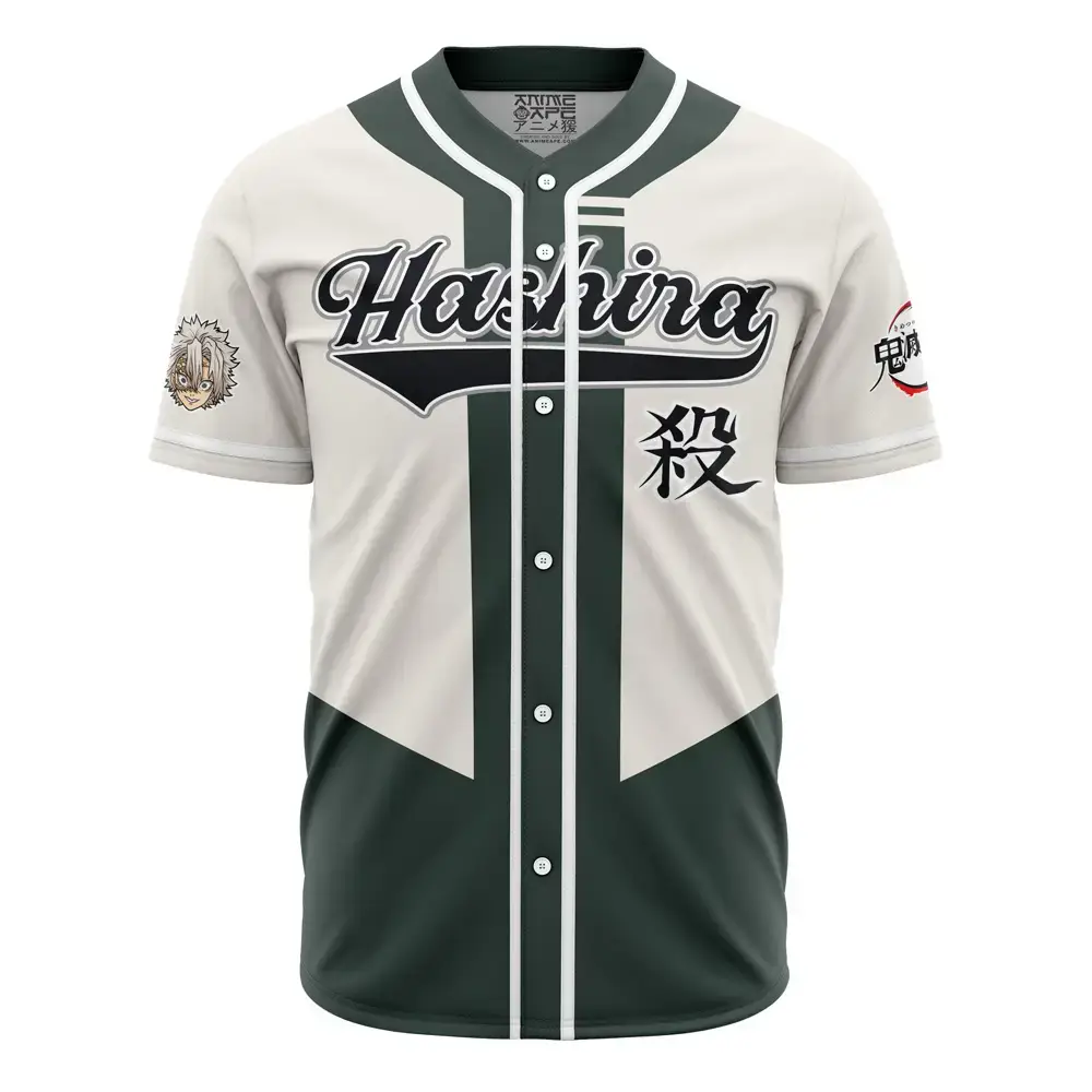 Stylish Hashira Anime Baseball Jersey - Premium Quality, Unique Design, Unisex Fit - Perfect For Fans! Image