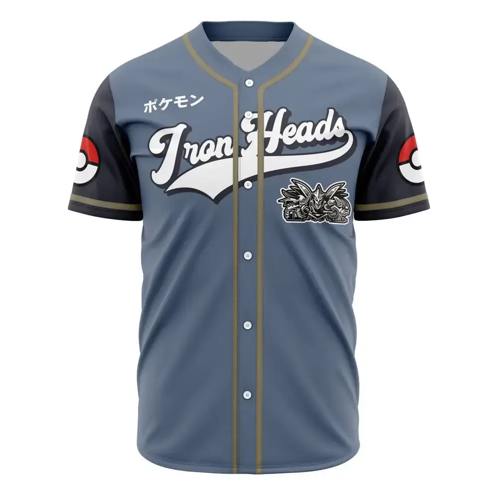 Stylish Iron Heads Baseball Jersey - Unique Design For Fans & Collectors Image