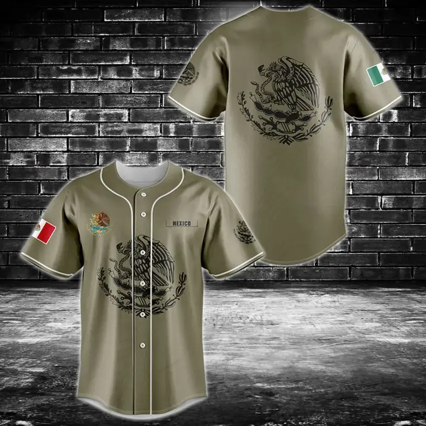 Stylish Mexico Baseball Jersey – Premium Design, Perfect For Fans & Collectors Image