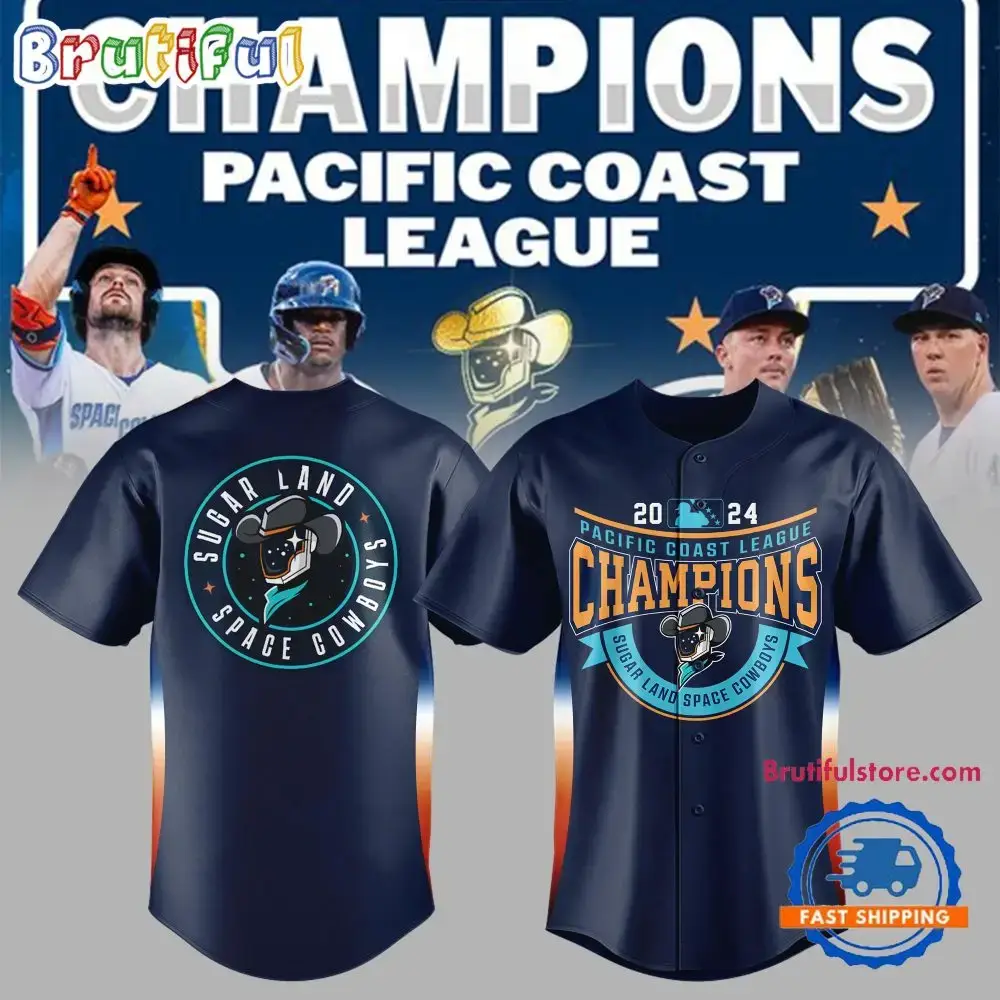 Sugar Land Space Cowboys Pacific Coast League 2024 Jersey Shirt Image
