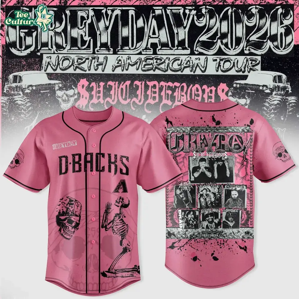 Suicideboys Greyday 2026 North American Tour Limited Edition Jersey Image