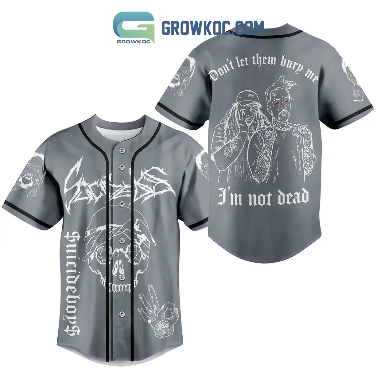 Suicideboys I Am Not Dead Not Bury Baseball Jersey Image
