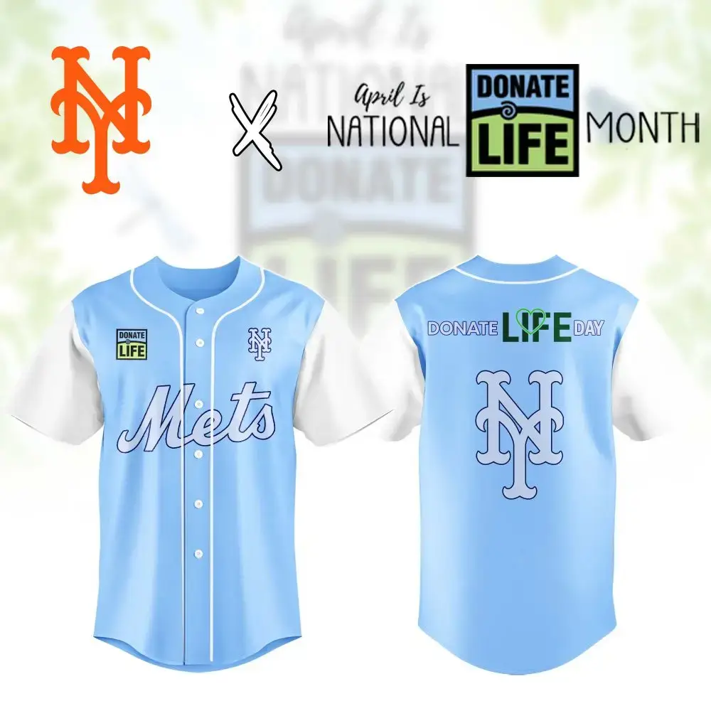 Support Donate Life Month – Limited Edition Mets Jersey , Shop Now! Image