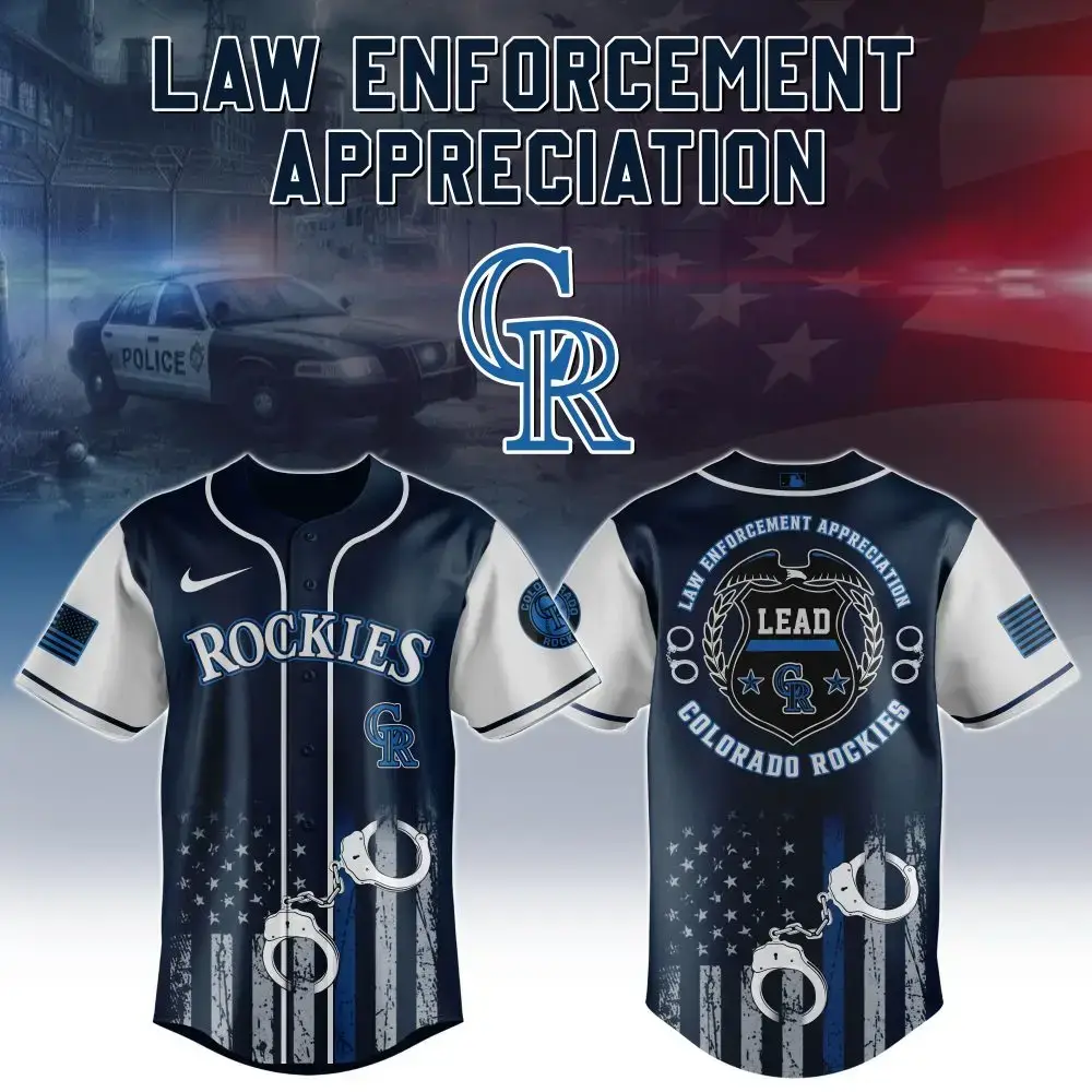 Support Law Enforcement: Rockies Appreciation Jersey - Perfect Gift For Fans Image