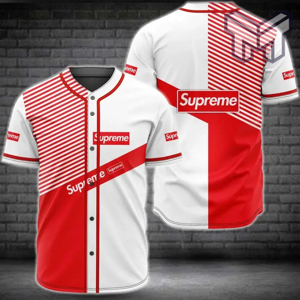 Supreme Baseball Jersey Shirt Luxury Clothing Clothes Sport Outfit For Men Women Hot Type01 Image