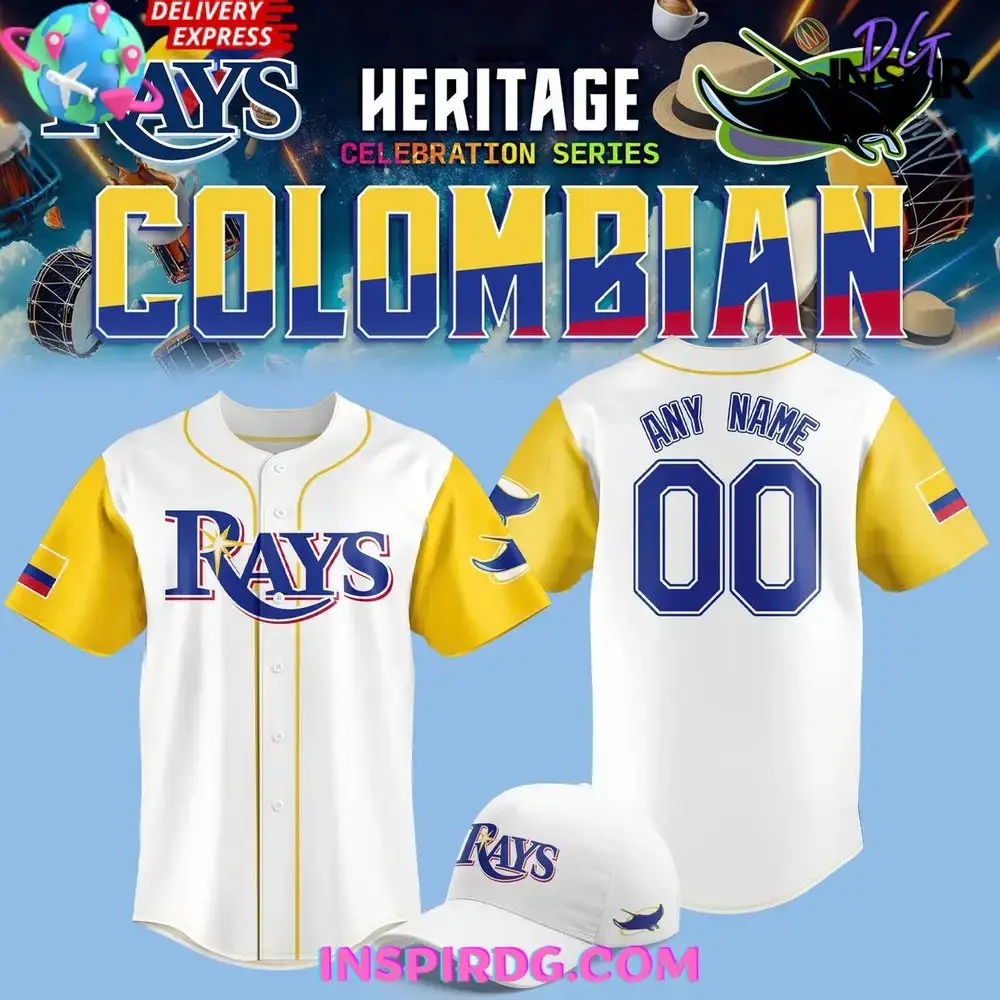 Tampa Bay Rays Colombian Heritage Night 2025 Baseball Jersey Image
