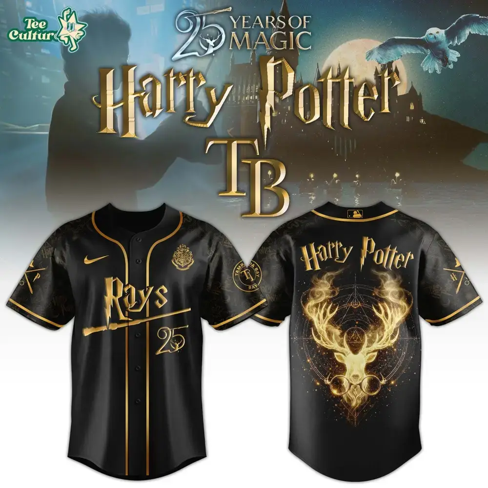 Tampa Bay Rays Harry Potter 25 Years Of Magic Game Night 2026 Limited Edition Jersey Image