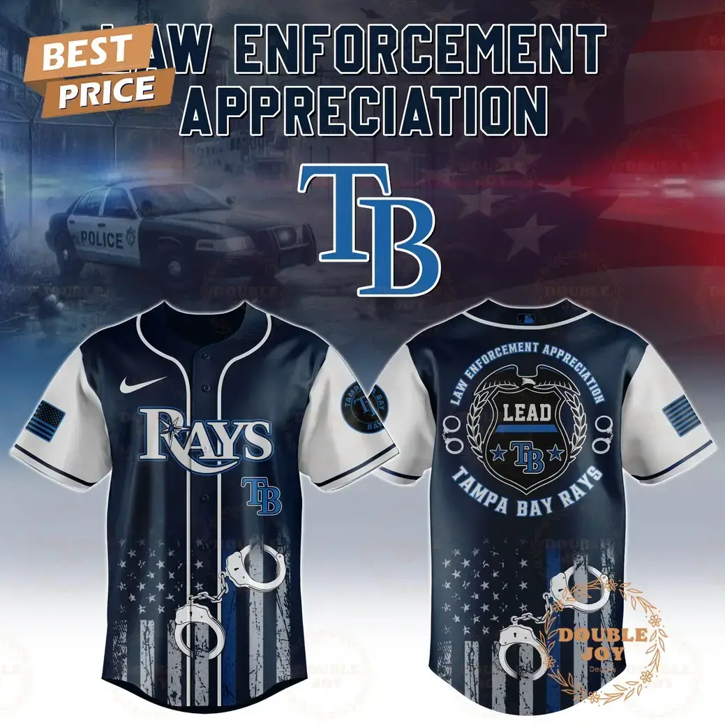 Tampa Bay Rays Law Enforcement Appreciation Day 2025 Special Edition Baseball Jersey Image