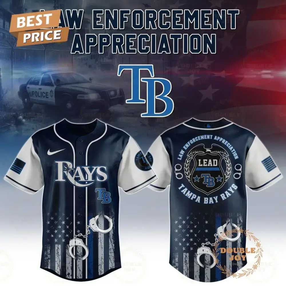 Tampa Bay Rays Law Enforcement Appreciation Day 2025 Special Edition Baseball Jersey Image