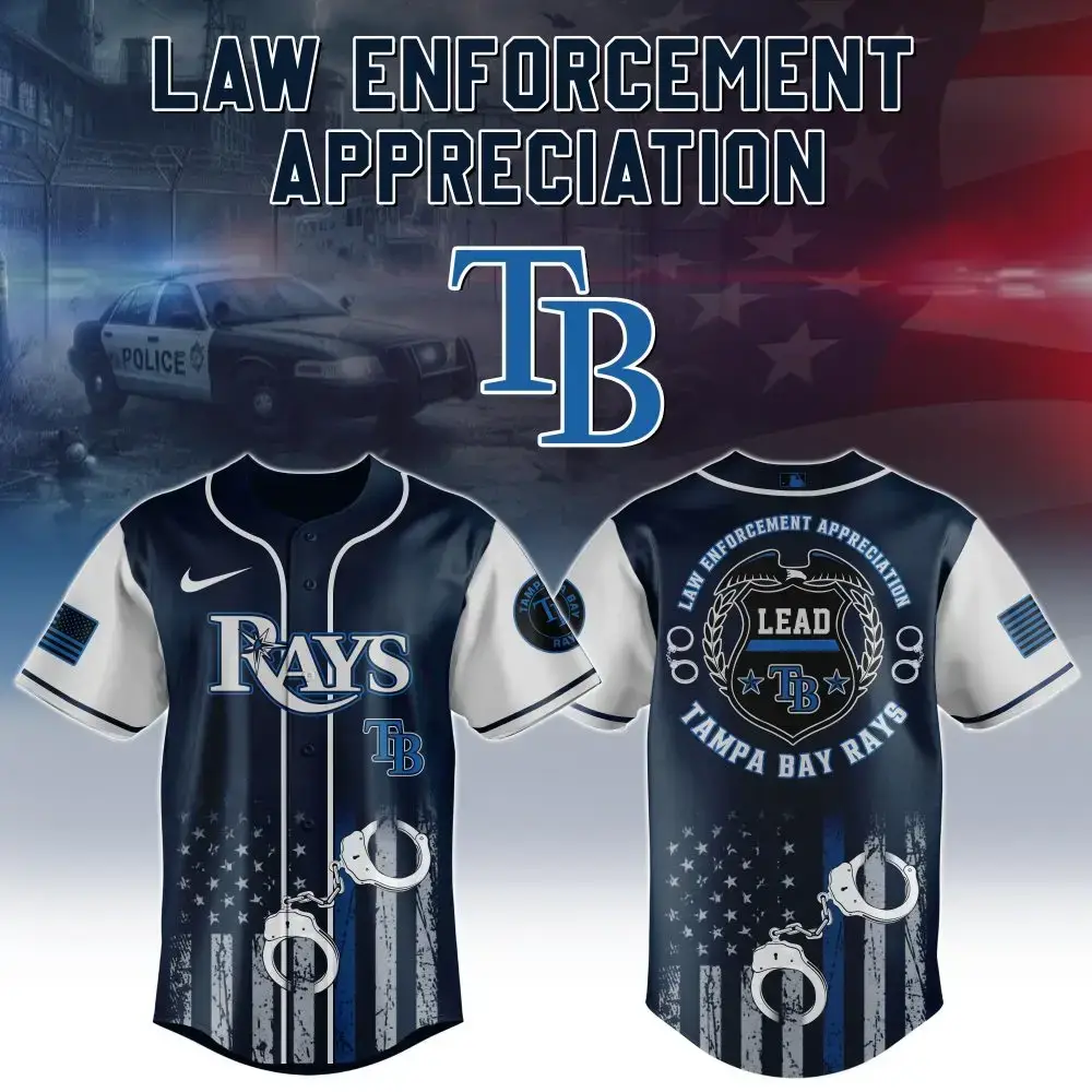 Tampa Bay Rays Law Enforcement Tribute Jersey - Honor & Style Image