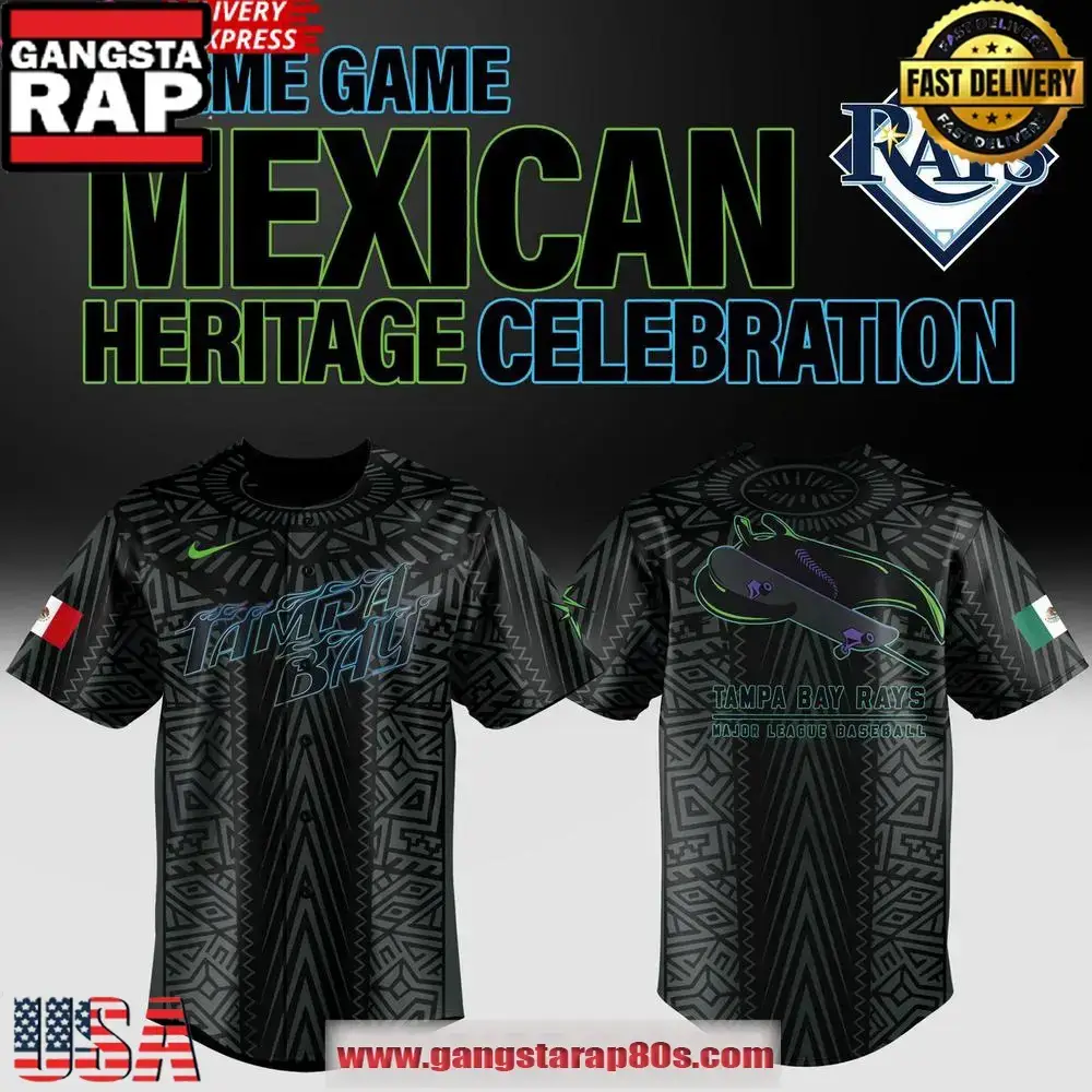 Tampa Bay Rays Mexican Heritage Celebration 2025 Baseball Jersey Shirt Image