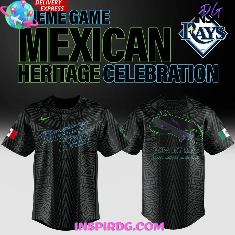 Tampa Bay Rays Mexican Heritage Celebration 2025 Baseball Jersey Image