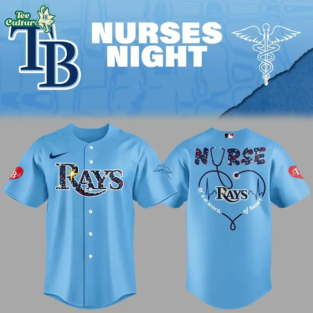 Tampa Bay Rays MLB Nurses Night 2026 Exclusive Fan Jersey Image